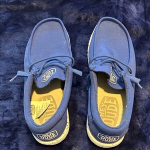 Hey Dude Men's Vibrant Blue Loafers